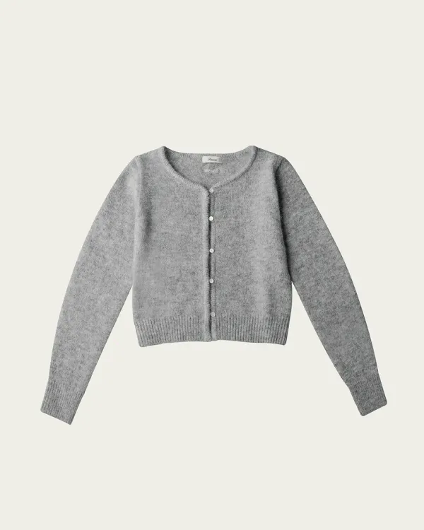 (2차) Caro Knit Cardigan - Gray