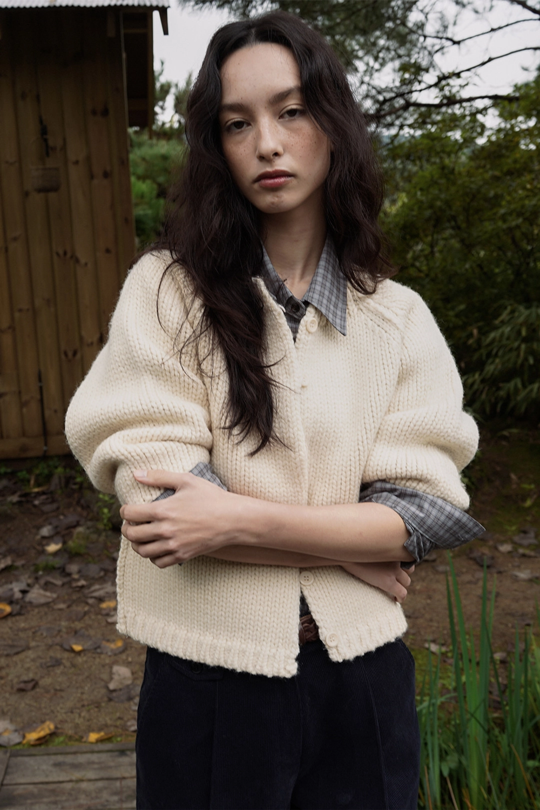 위드아웃썸머 Balloon cardigan_ivory 상품 이미지 2