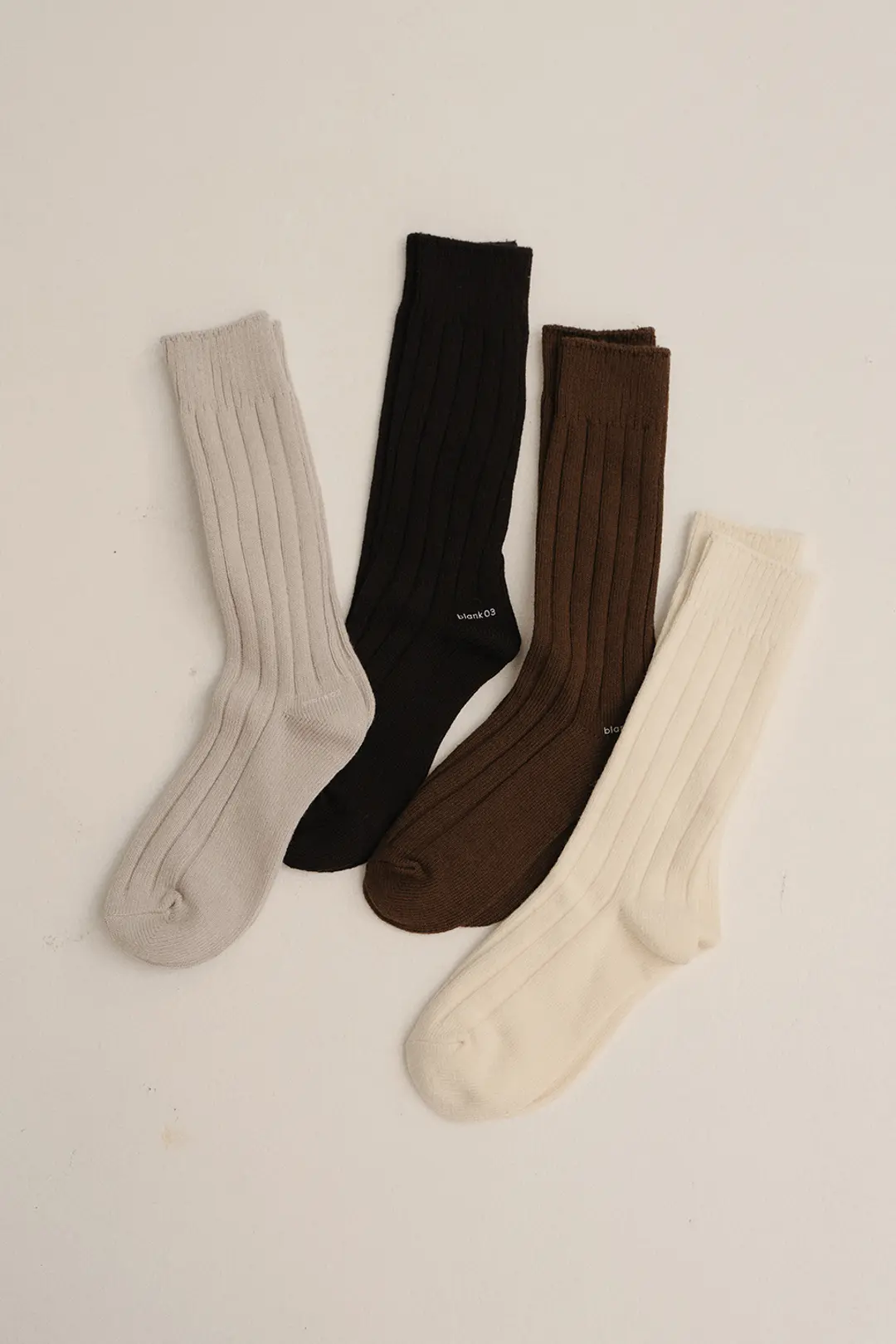 블랭크공삼 essential cotton rib socks (4colors) 상품 이미지 1