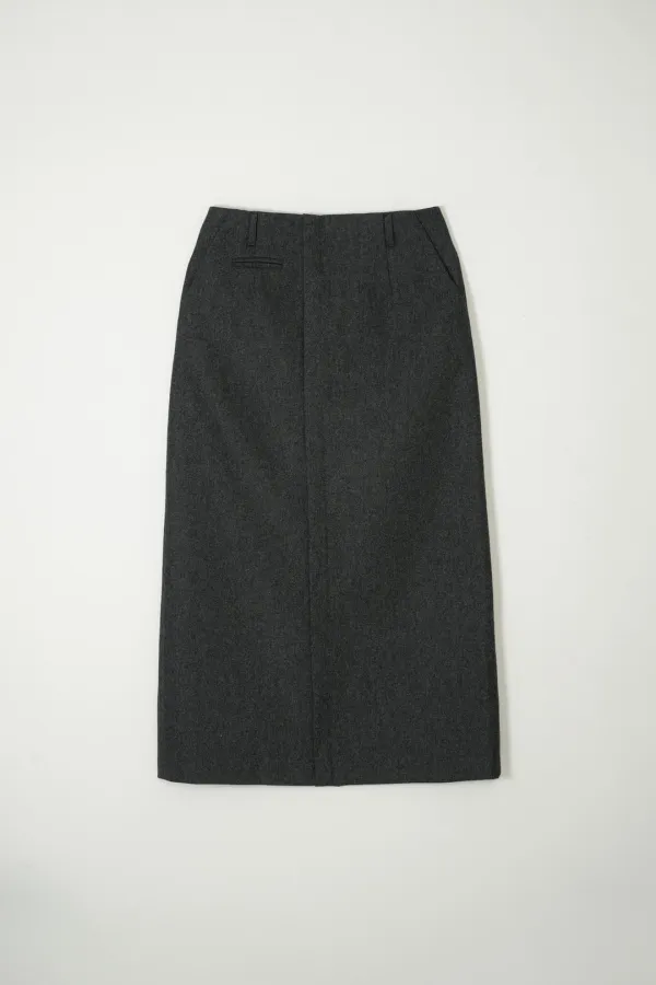 TOMI PENCIL SKIRT_GRAY