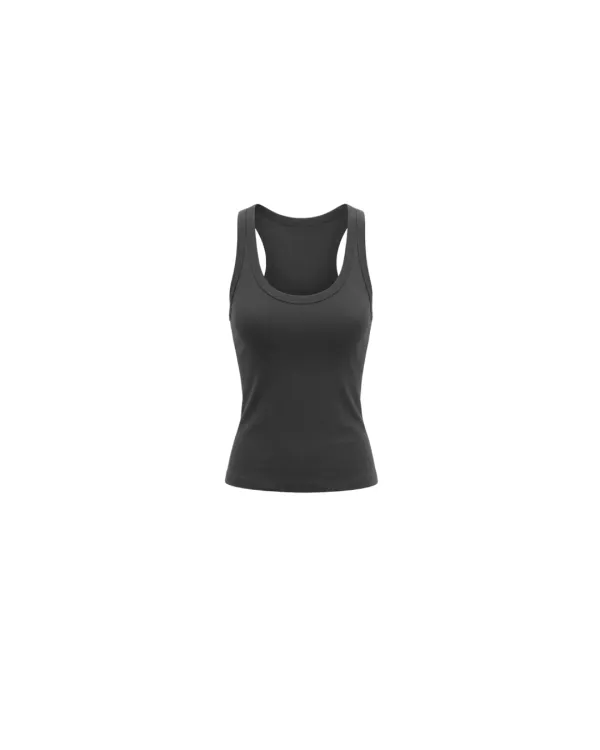 [2nd order] Mellow fit sleeveless - Charcoal
