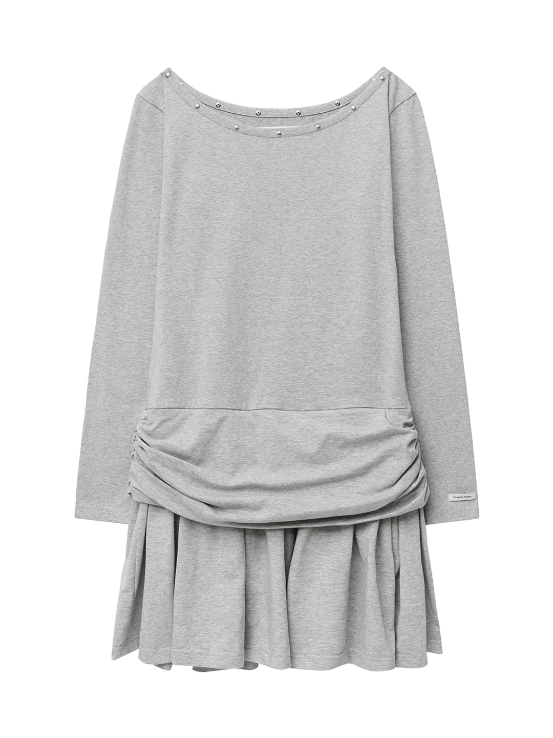 마가린핑거스 RIVET JERSEY ONE-PIECE (GREY) 상품 이미지 3