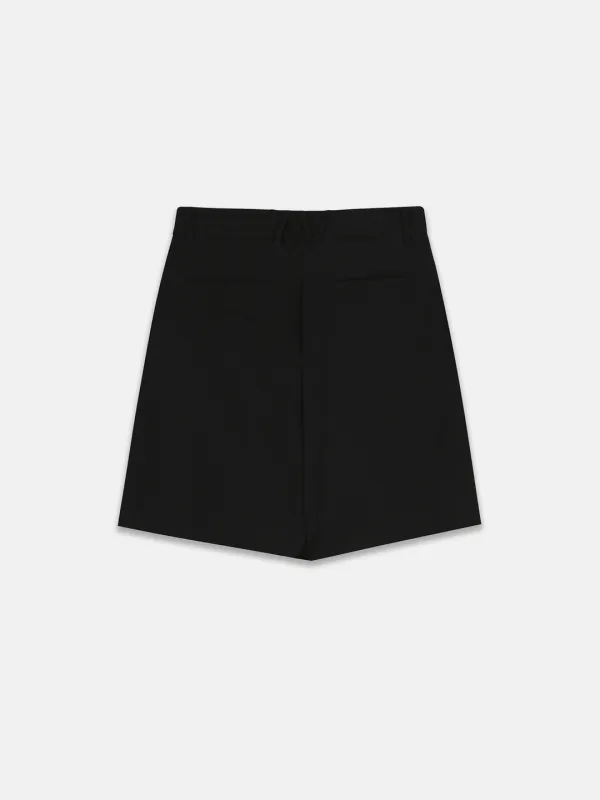 WRAP BERMUDA PANTS BLACK