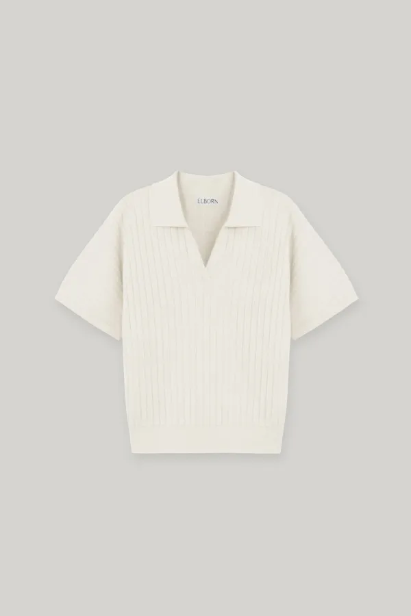 Vent Collar Knit Top