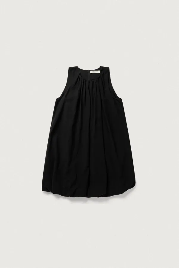 MELT BALLOON DRESS BLACK