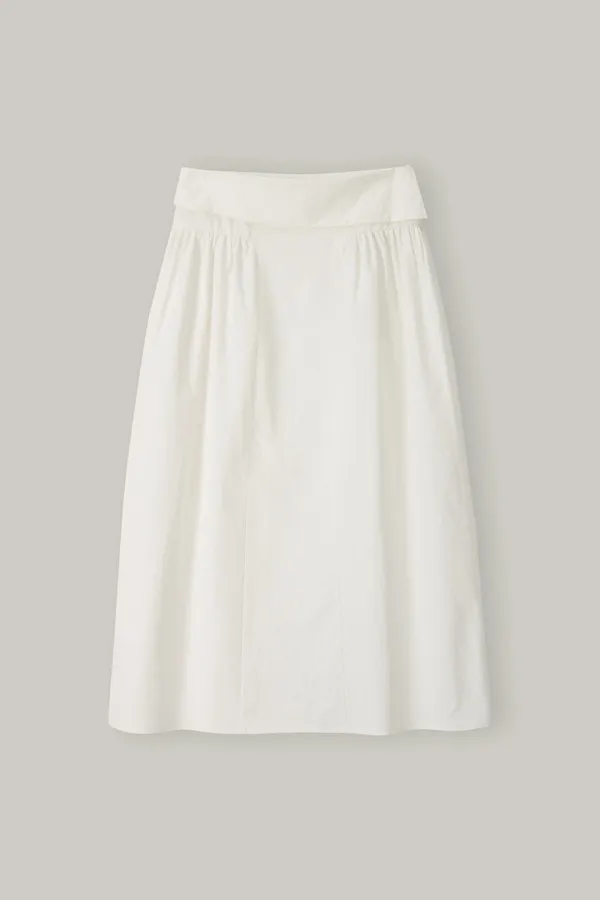 Segment Flare Skirt(Ivory)