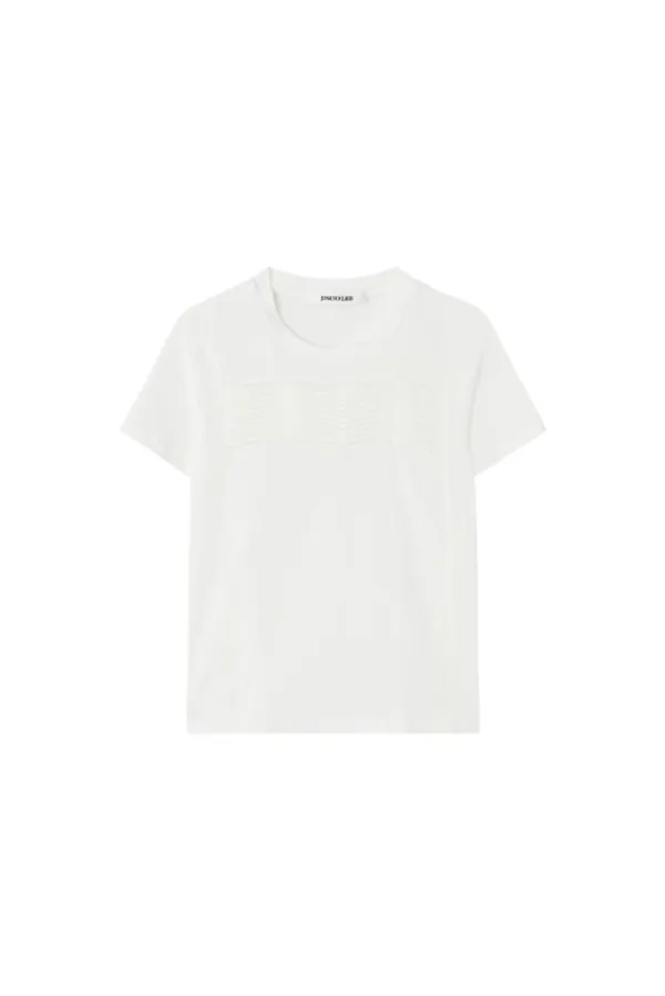 Pintuck t-shirts - White