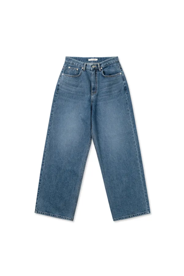 Mild denim pants
