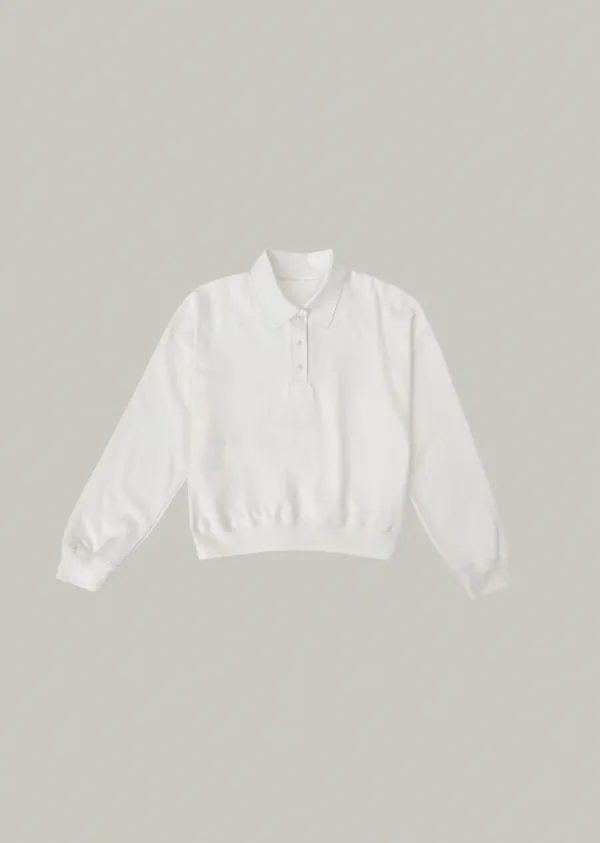 base pique long sleeve (ivory)