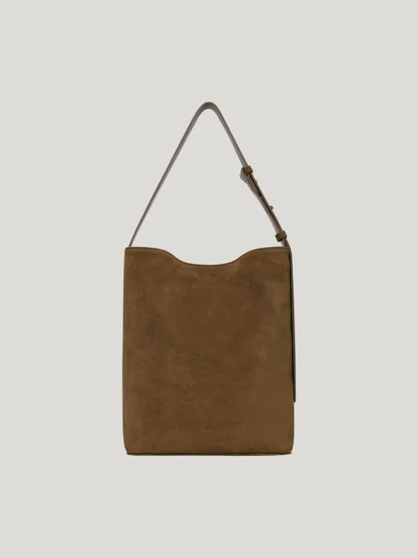 노아 스웨이드 버킷백 Noah Suede Bucket Bag_Chestnut