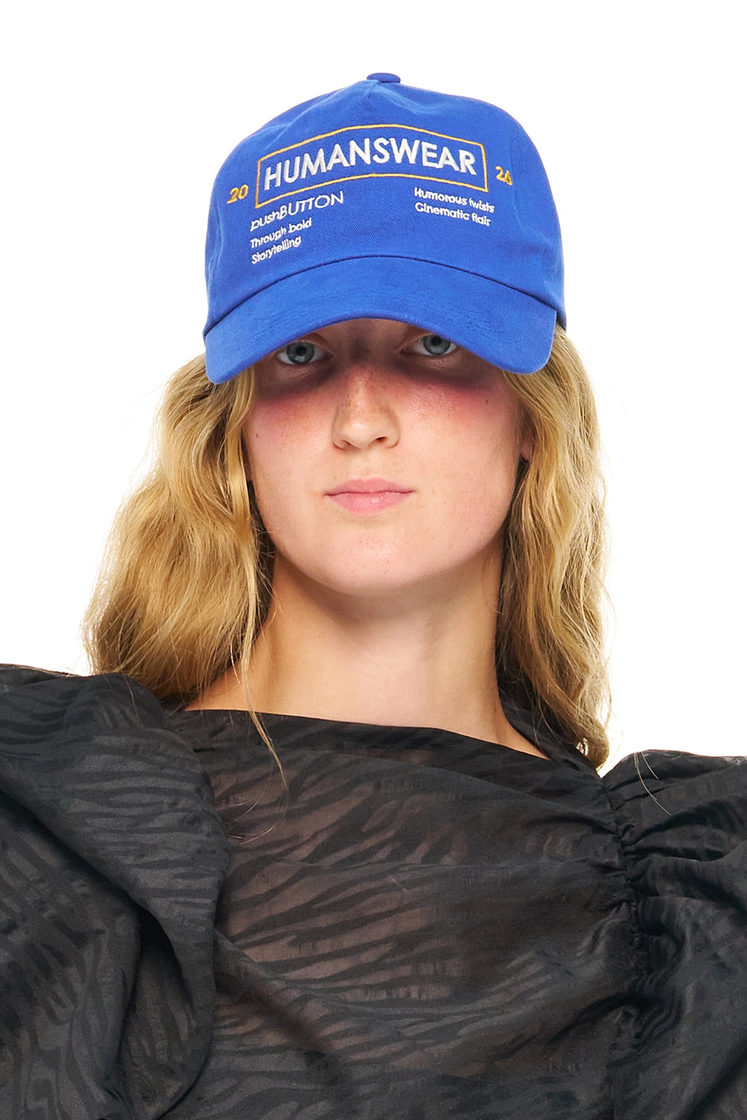 푸쉬버튼 PS26 BLUE EMBROIDERED LOGO BALL CAP 상품 이미지 2
