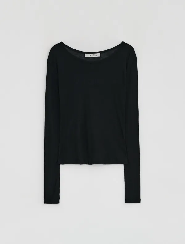 [1st REORDER] LONG SLEEVE T-SHIRT [BLACK]