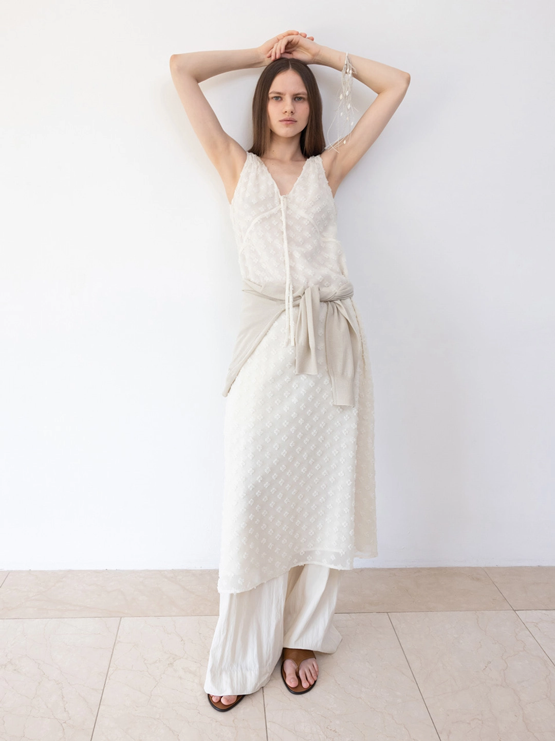 루에브르 Sheer Lace Sleeveless Dress SW5MO274-9A 상품 이미지 2