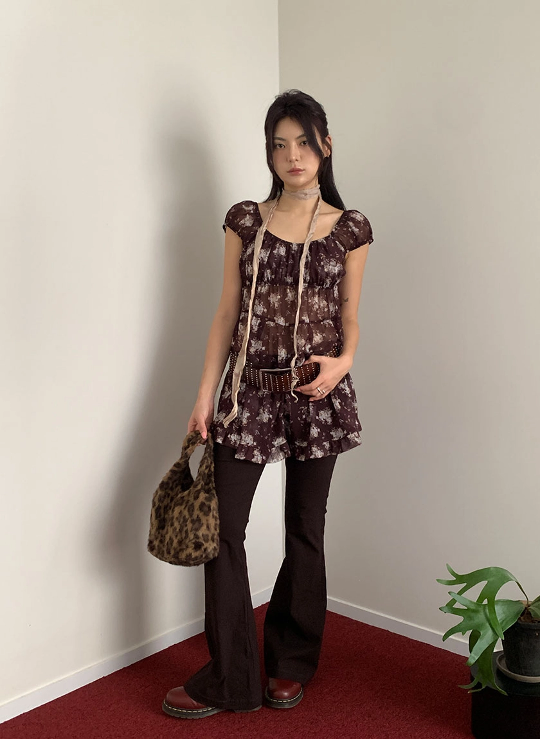 ๋ฃจ๋ฃจ์์ธ ๐ฆน5์ 28์ผ ์ถ๊ณ ๐ฆน Pani Pink Dress (Brown) ์ํ ์ด๋ฏธ์ง 2