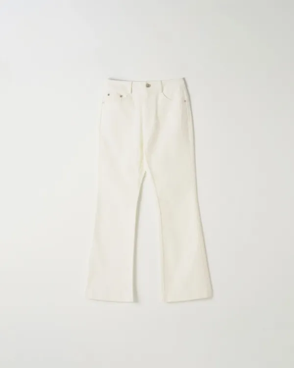 Slim Bootcut Pants [WHITE]