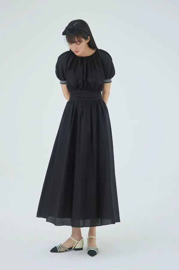 NO.4 DRESS - BLACK