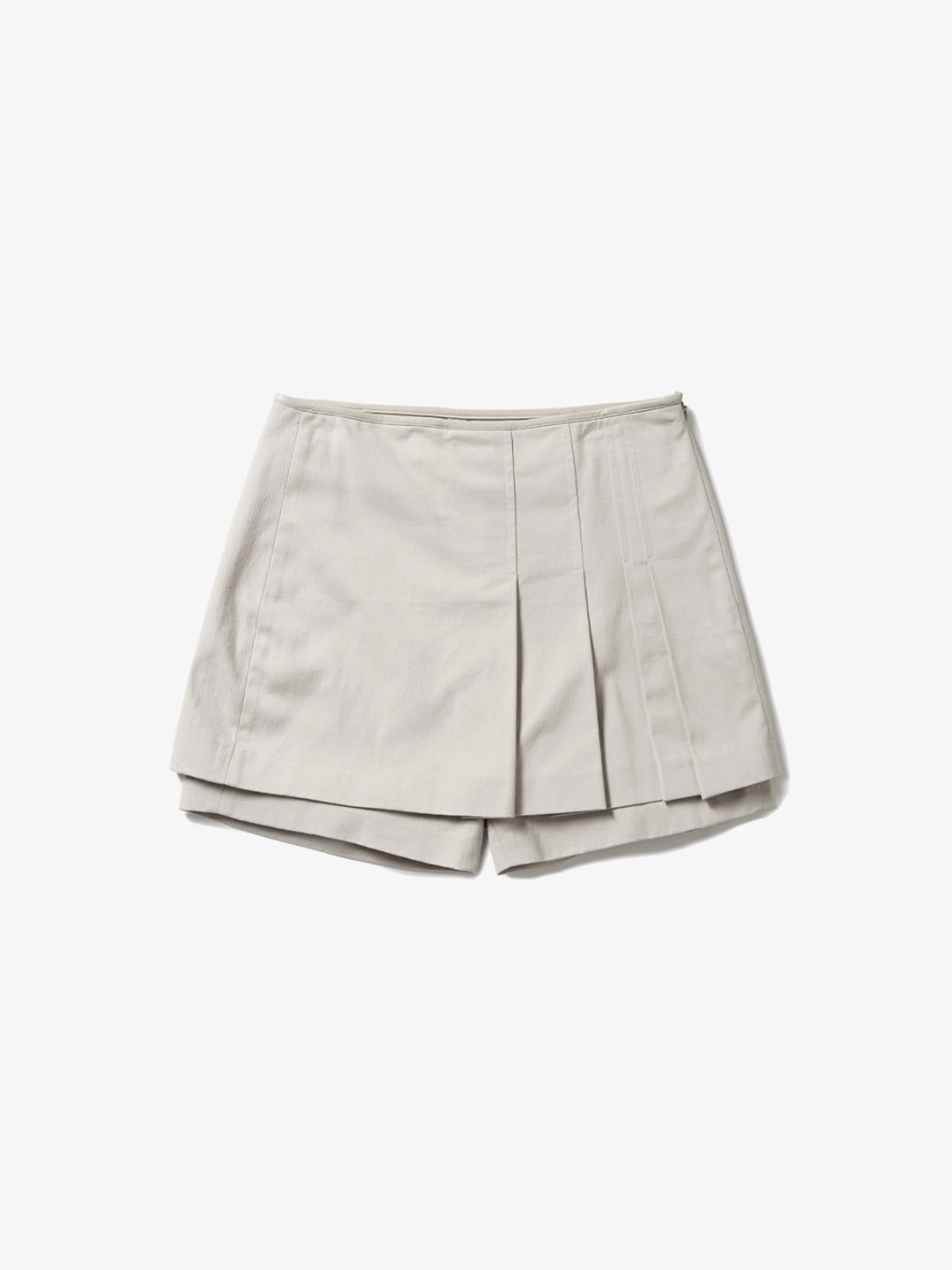 시티브리즈 플리츠 팬츠 스커트_BEIGE 상품 이미지 3