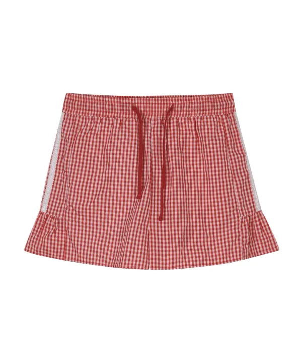 Side Lace Shorts [Red]