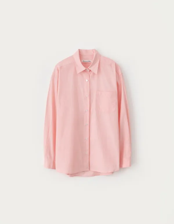 Heart Point Over-Fit Shirt - Pink