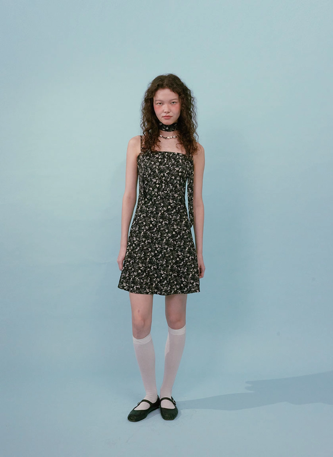 루루서울 10% Bitter Mini Dress (Scarf Set / Black) 상품 이미지 2