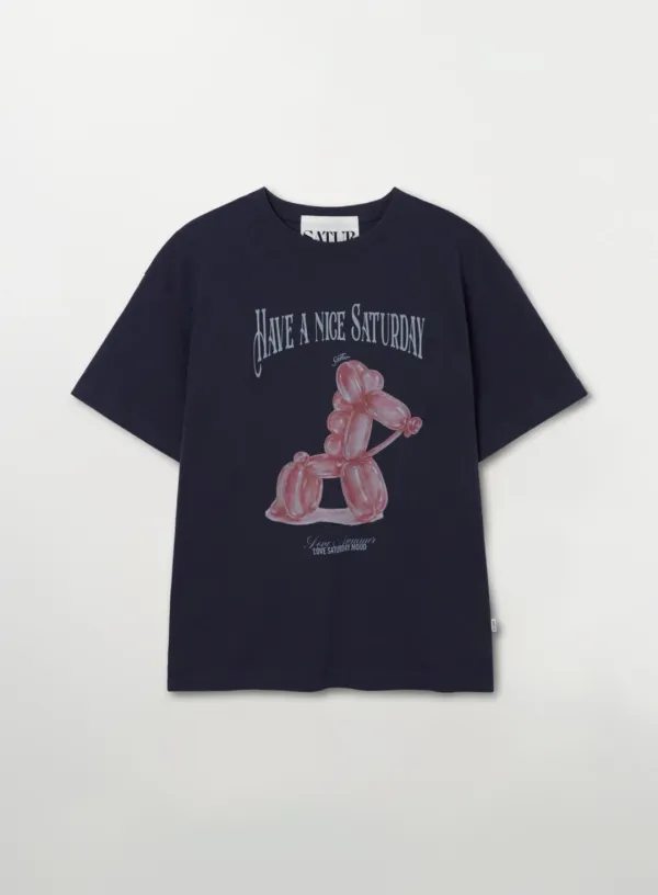 New Year Red Horse Edition T-shirt - Navy