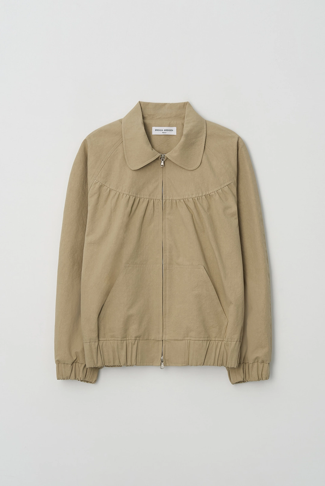브렌다 브렌든 baker shirring blouson - beige 상품 이미지 2