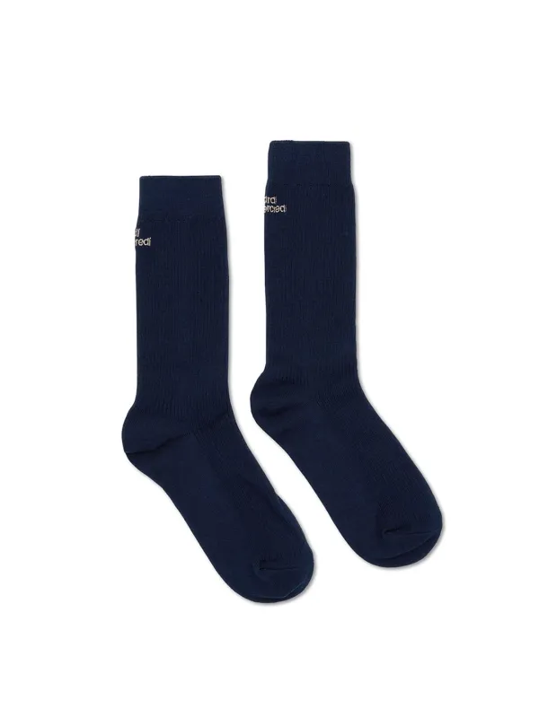 SOCKS ESSENTIAL_NAVY LATTE