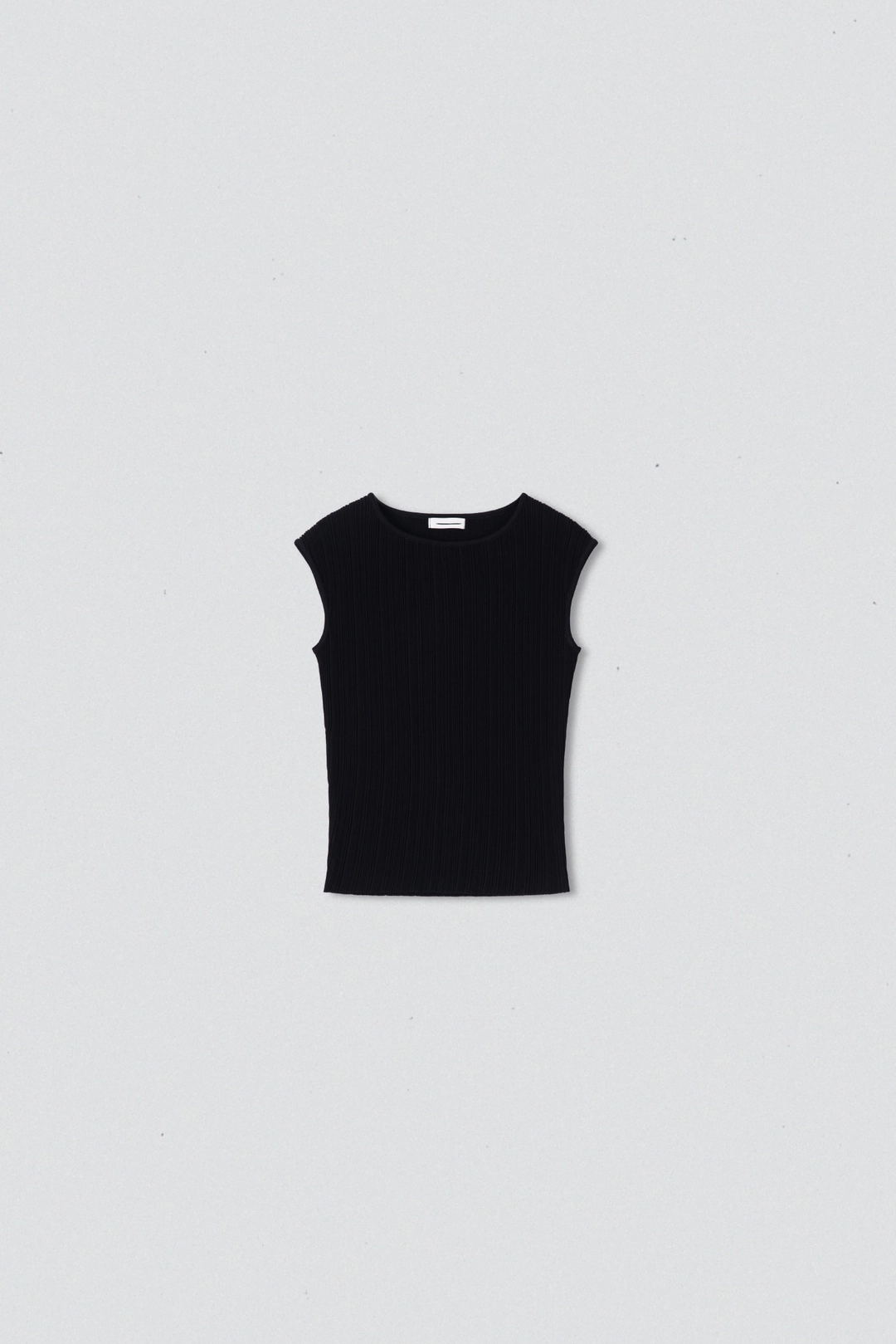 스앨더 25699_Pleated cap sleeve knit top TW 상품 이미지 1