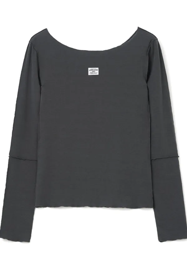 Fitted Long Sleeve Top [Charcoal]
