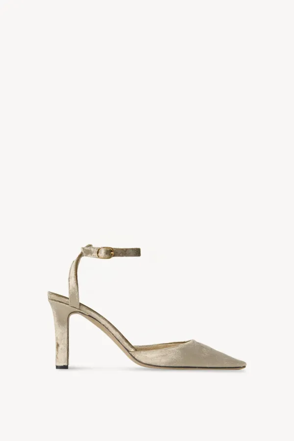 Carla Ankle Strap 80 벨벳 펌프스