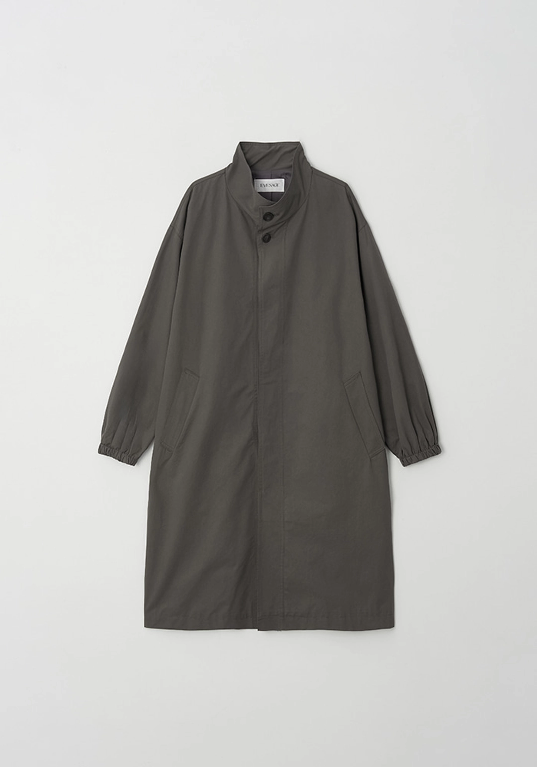 이브세이지 Cotton trench coat (Charcoal) 상품 이미지 1