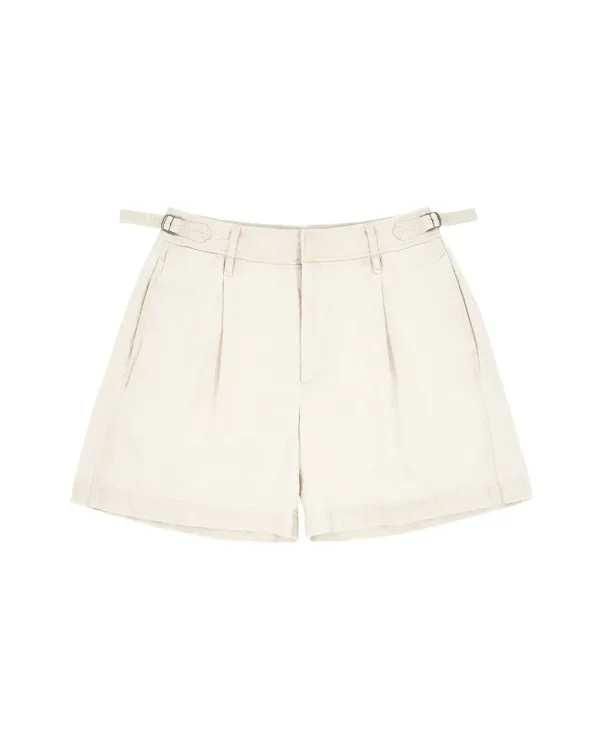 HS Washed Cotton Shorts_Beige