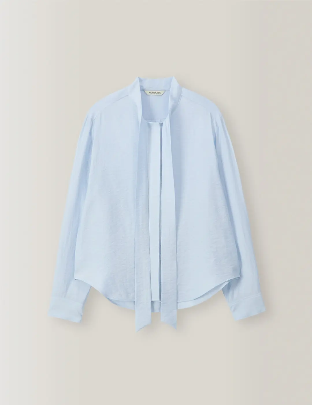 노미나떼 Hanna Tie Blouse (Skyblue) 상품 이미지 3