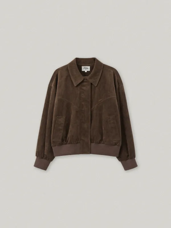 DAIM BOMBER JACKET (BROWN)
