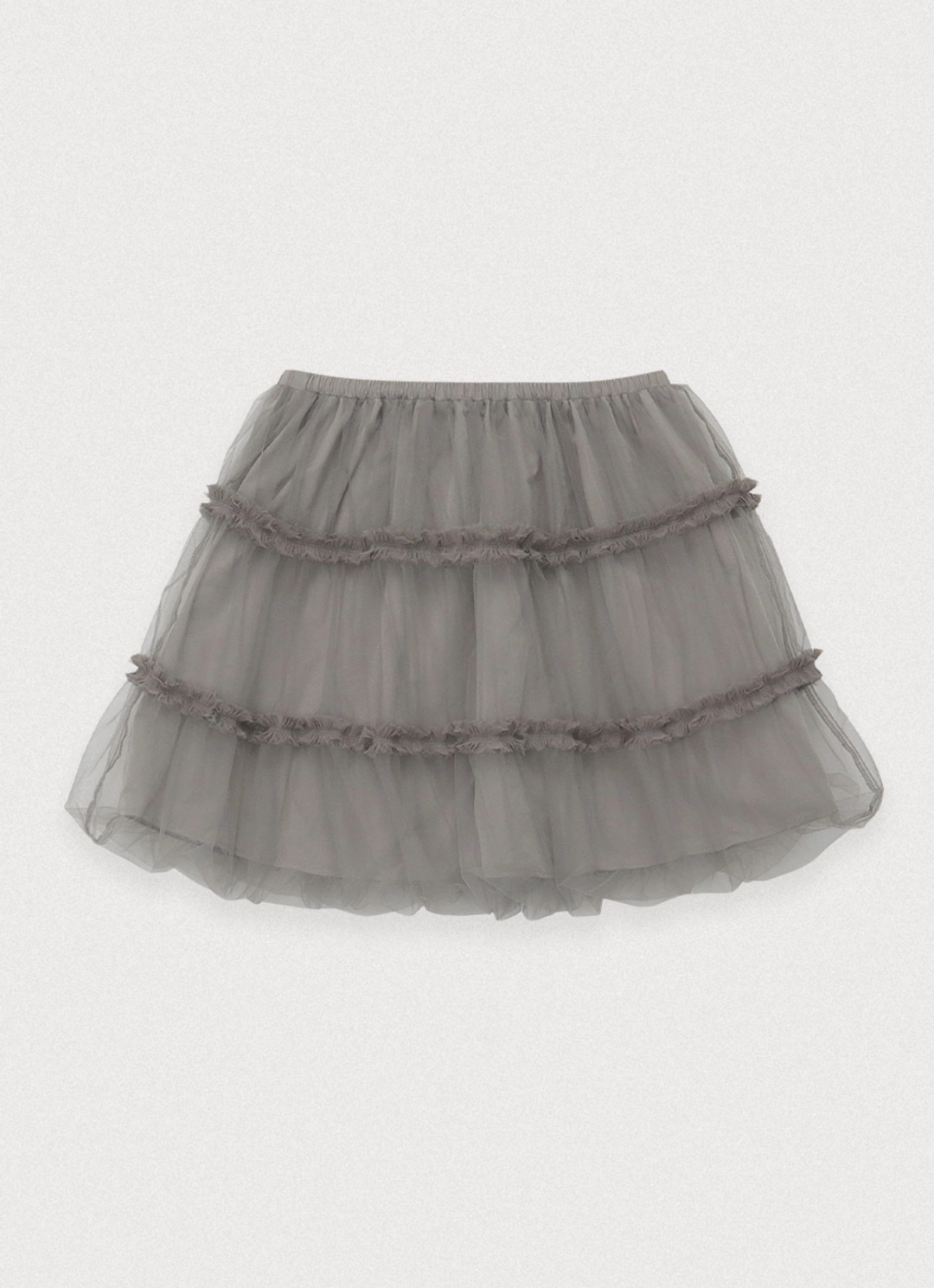 포에토 Tuflair flare skirt - ash grey 상품 이미지 3