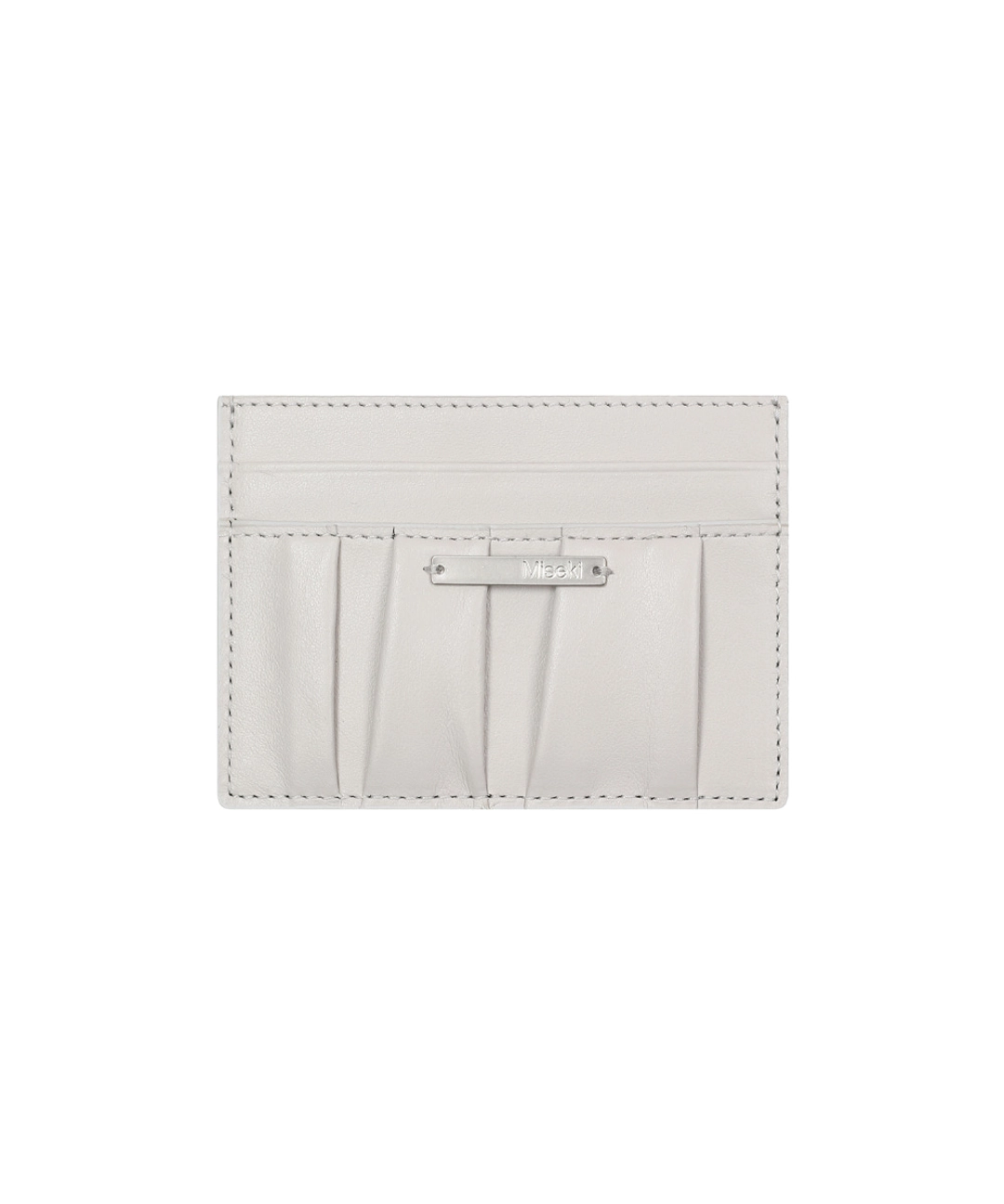 미세키서울 Pleats card holder GREY 상품 이미지 1