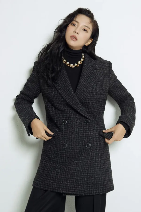 [H Attitude] NO.15 JACKET - BLACK HARRIS TWEED