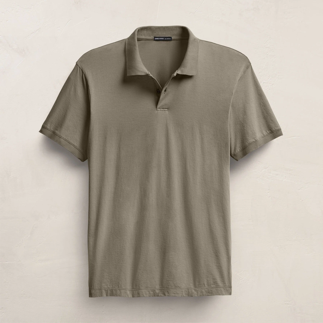 제임스펄스 Luxe Lotus Jersey Polo - Birch 상품 이미지 1