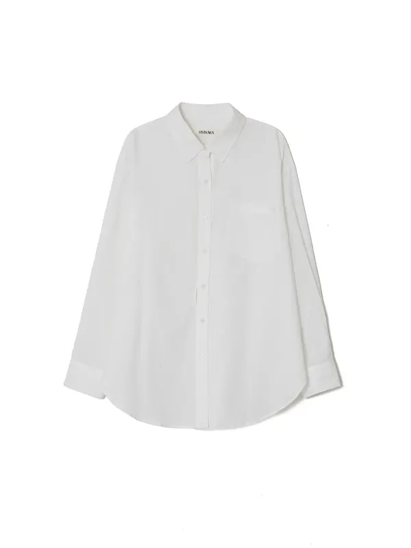 Essential Loose Fit Summer Shirt Ivory