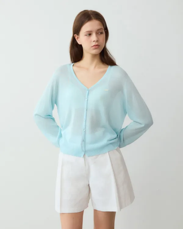 [라이브 착용] Summer breeze knit cardigan - 4color