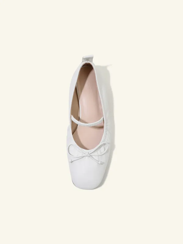 [바로배송] Shirring ballet / 오프화이트