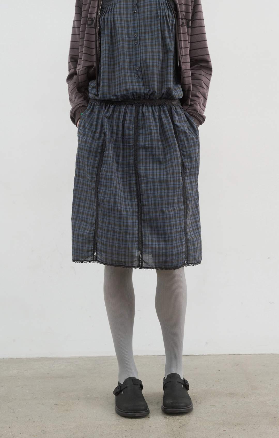 노컨텐츠 418. Riga Lace SK_Navy 상품 이미지 2