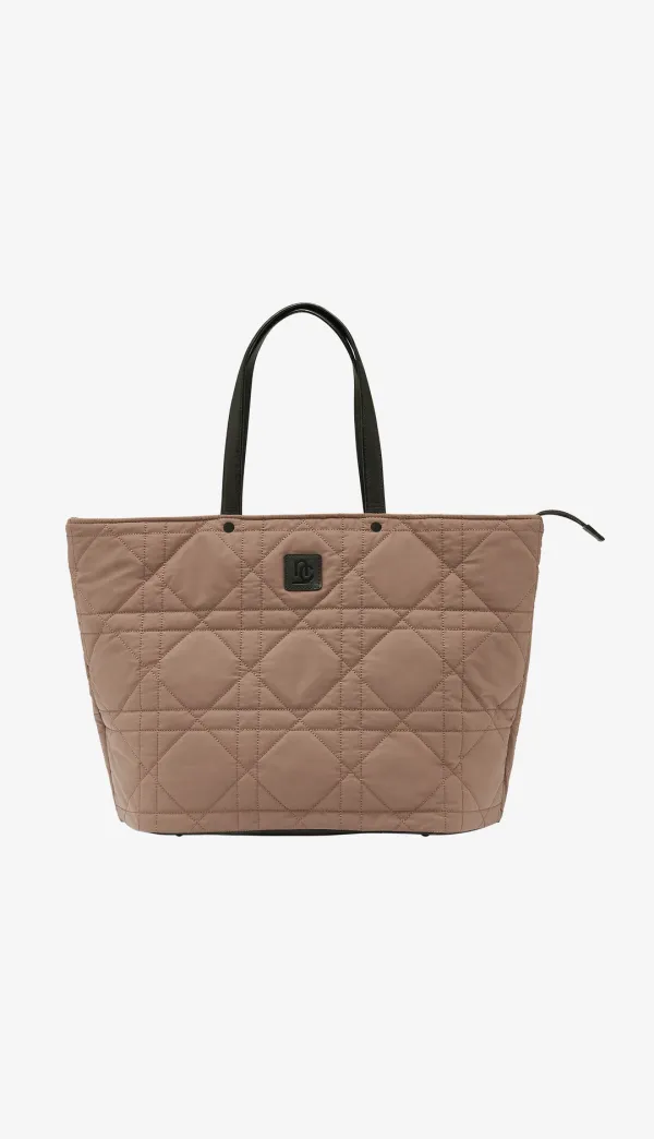 293. Collector Quilted Bag _ Beige