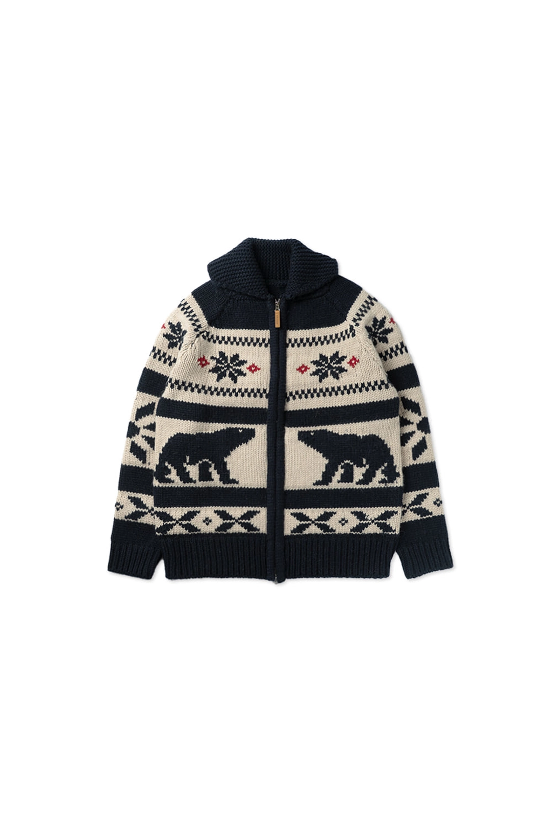 위드아웃썸머 Polar bear cowichan_navy 상품 이미지 3