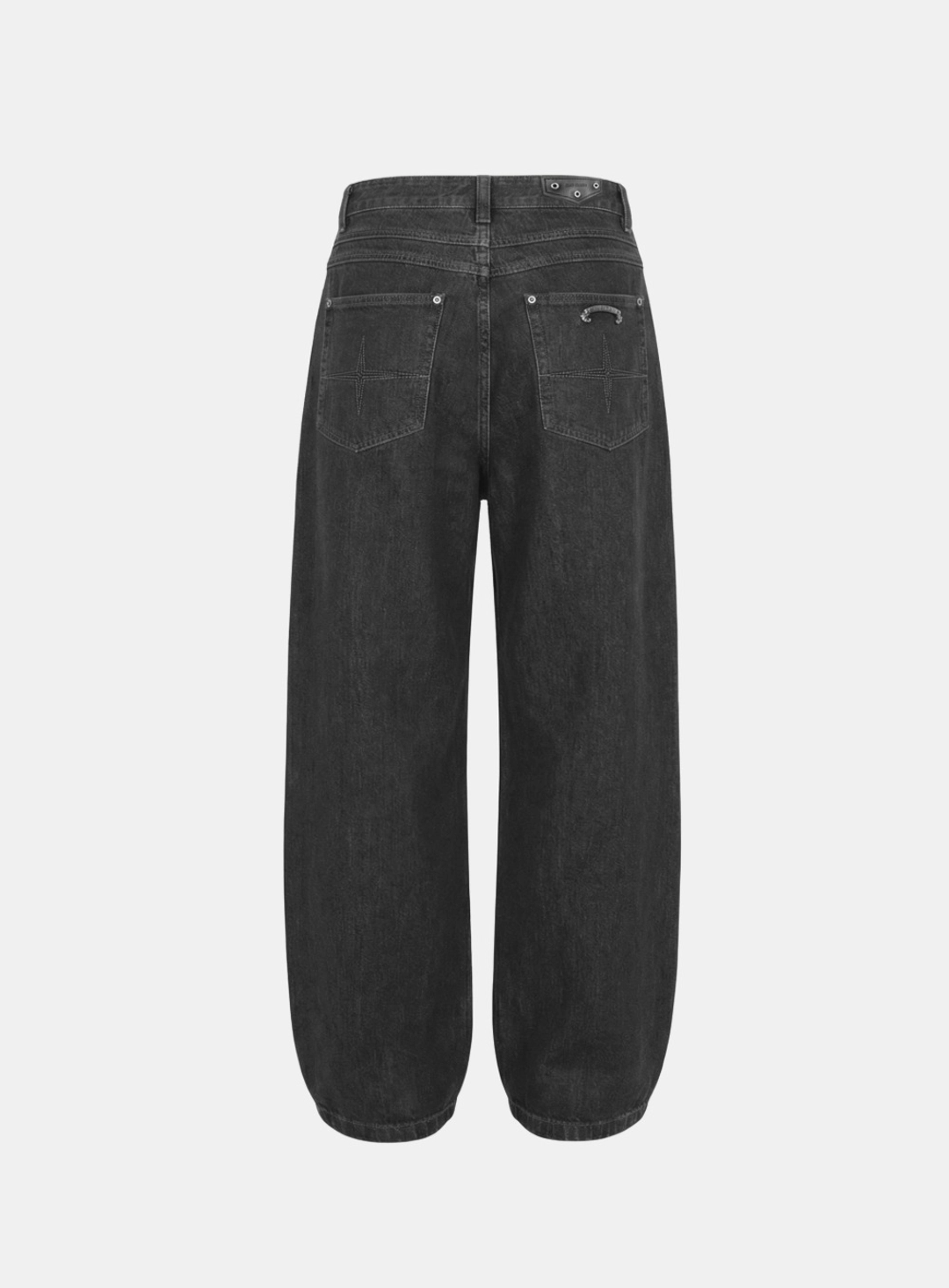 배드블러드 [w-pts26-018] Viper 401 Curved Color Jeans - Charcoal 상품 이미지 1