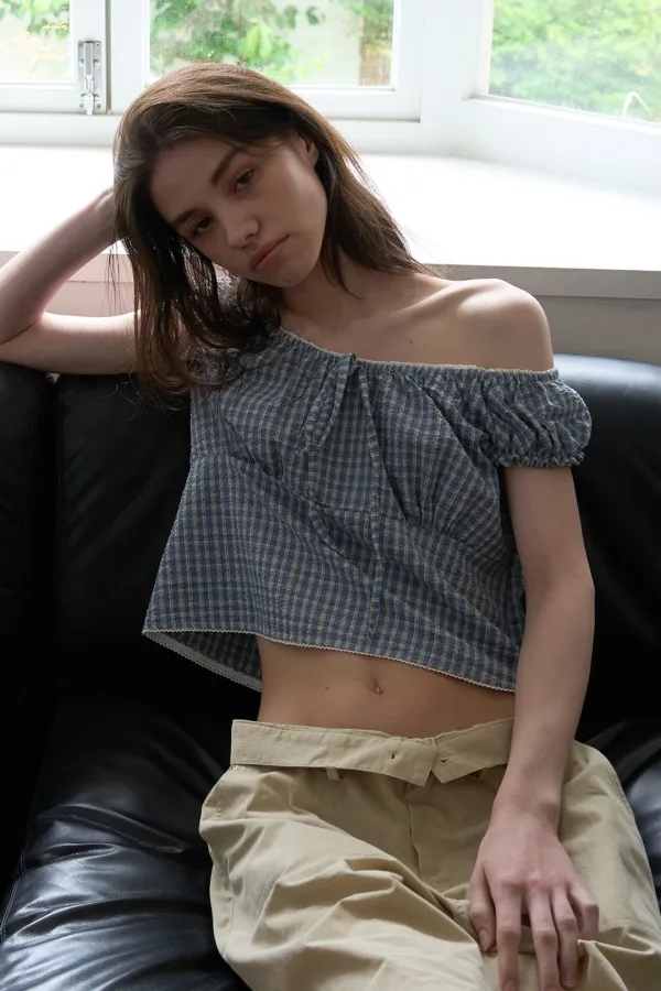 Harbor ribbon blouse_check