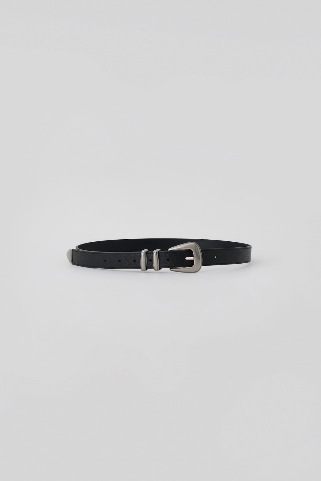 타낫 T/T Crest leather belt (black) 상품 이미지 1