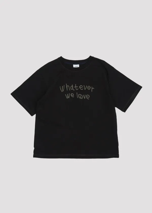 20S T SHIRT WHATEVER BLACK