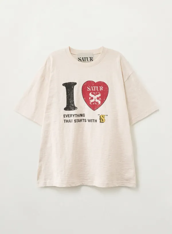 [RIIZE\'s Pick] I LOVE Slub T-Shirt - Cream