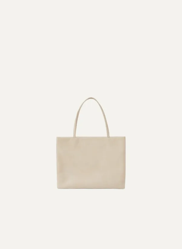 Patiné Leather Bag Ivory
